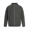 Suéter cárdigan con cremallera y cuello alto estilo retro americano para hombres y mujeres 2025 Otoño e Invierno Nuevo Holgado Casual Perezoso Chaqueta de Punto