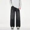 Nuevos Jeans Rectos Versátiles y Cómodos para Hombre Otoño 2026, Estilo Americano Moderno Retro Lavados Pantalones Casuales