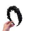Diadema de Gasa de Burbujas con Forma de Nube Sencilla para Mujer, Realza la Altura Craneal, Añade un Toque de Lujo, Hace que el Rostro Parezca Más Pequeño, Accesorio para el Cabello Exquisito y Versátil