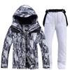 Traje de Esquí para Snowboard Traje para Pareja para Hombre y Mujer Cálido Espesor Estilo Coreano Traje de Esquí