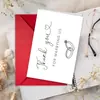 Compra Directa Transfronteriza de 1 Tarjeta de Agradecimiento Romántica para Boda con Juego de Sobres Rojos, Postal de Comercio Exterior al por Mayor Temu Shopee