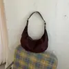 Bolso casual retro de moda transfronterizo para mujer 2026 nuevo bolso tipo empanada de gran capacidad bolso simple casual para el hombro y la axila
