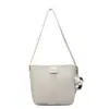 Bolso Cubo Retro de Gama Alta para Mujer, Nuevo Bolso Versátil de Gran Capacidad para el Día a Día, Bolso Cruzado de Hombro de Cuero Suave de Nicho