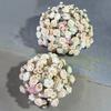 Nova bola de rosa de simulação de 80cm flor bola para mesa de casamento decoração de salão de exposição de vitrine de casamento flor de caminho de comércio exterior