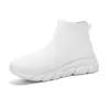 Nuevos Zapatos Deportivos Casuales de Media Caña con Calcetín Tejido Fly de Gran Tamaño 46 Transfronterizos para Parejas, Zapatos de Running para Hombre con Suela Suave y Superficie de Malla