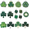 Trevo da Sorte Irlandês Acessórios para Joias DIY Chapéu de Trevo Colar Pingente Chaveiro Pequeno Charme Oktoberfest