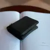 Porta-Cartões Minimalista Novo Estilo em Couro Bovino de Camada Superior para Mulheres, Porta-Moedas de Couro Genuíno Macio de Alta Qualidade com Zíper, Carteira Curta, Fashion