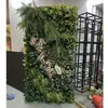Pared Vegetal de Simulación Pared de Plantas Verdes Pared de Flores Pared de Fondo de Plantas Verdes Decoración de Cabecera de Puerta Flores Artificiales Césped de Plástico Decoración de Pared Paquete