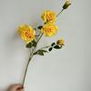 Nova Flor Artificial Rosa Francesa 6-Cabeças Fundo Salão de Casamento Decoração Suave Condução de Caminho Decoração de Flores em Vaso Alto em Estoque