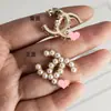 Al por mayor estilo francés aleación diamantes de imitación doble C accesorios colgante hecho a mano diy accesorios para el cabello pinzas para el cabello collar bolsos mano