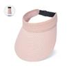 8222 Nuevo Sombrero de Sol de Verano para Mujer Sombrero de Sol para Exteriores Ala Ancha Banda para la Cabeza Sombrero de Paja Estilo Coreano Moda Sombrero de Copa Hueco