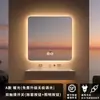Espejo Inteligente Cuadrado con Luces LED, Montado en Pared para Baño, Antivaho, Pantalla Táctil, Espejo de Baño para Maquillaje