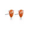 Pendientes Andywen de Plata de Ley S925 3*5mm Forma de Pera 20 Colores Pendientes Zirconia Arcoíris Champaña Morado Ins