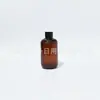 Botella squat de 200 ml con tapa regular, botella con tapa de rosca negra, botella de 200 ml con tapa de rosca blanca, botella para champú, botella para aceite esencial