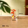 Nova Decoração Criativa de Vidro de Galo Grande Pendente Ornamento de Vidro para Desktop Ornamento de Vidro Colorido Mini para Mesa de Sala de Estar
