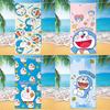 Toalla de playa Doraemon nueva y linda para comercio exterior transfronterizo, toalla de playa universal de microfibra de dibujos animados para niños