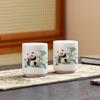 Par de Tazas de Té de Porcelana de Jade Blanco Juego de Té Kung Fu Regalo de Negocios Logotipo Juego de Té Completo Caja de Regalo Souvenir