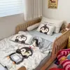 Colcha Refrescante de Tencel para Verano, Lavable a Máquina, Nuevo Modelo 2026, Juego de Cama Individual para Niños de Seda Helada para Verano, Colcha para Aire Acondicionado, Juego de Cuatro Piezas, Estilo Delgado