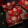 Sobres rojos de boda, sobres rojos grandes de alta gama con flocado, sobres de regalo de diez mil yuanes para la recepción de boda, sobres rojos especiales de regalo de agradecimiento