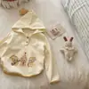 Sudadera para niña para otoño, sudadera con capucha infantil elegante, top, camiseta básica, camiseta de manga larga, ropa para niña pequeña