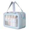 Nueva bolsa de cosméticos con separación húmeda y seca, bolsa de lavado de viaje portátil multifuncional, bolsa de almacenamiento para el cuidado de la piel impermeable de gran capacidad
