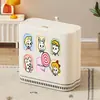 Lixeira de banheiro, banheiro doméstico, com tampa, recipiente de armazenamento selado, cesta de armazenamento de grande capacidade para papel de rascunho e lixo para o lavabo