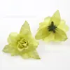 Exquisite Cabeças de Flores de Rosa Pequenas de Tecido de Seda Sintética de 5cm Acessórios para DIY Feito à Mão Grampo de Cabelo Coroa Flores de Seda para Decoração de Casamento