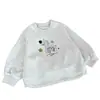 Sudadera Infantil 2026 Gris Cachorro de Dibujos Animados Sudadera Holgada Primavera y Otoño Nueva Moda Casual Manga Larga Moderna para Niños y Niñas