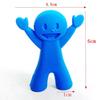 Cabeza de palillos de silicona cara sonriente muñeco niño palillos de aprendizaje para niños ayuda soporte para tarjetas tarjeta cabeza de muñeca de amor