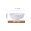 Set de Vajilla de Cerámica Shunxiang [Chapado en Oro Taylor] para Uso Doméstico, Combinación Sencilla y Lujosa de Tazón y Plato con Borde Dorado, Tazón para Arroz