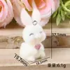 Estilo Similar al Libro Rojo Rubor de Aspecto Caro Oso de Resina Flocado DIY Hecho a Mano Funda para Teléfono Móvil Accesorios para el Cabello Agujero Accesorios para Zapatos