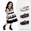 Novos Sapatos de Couro com Solado Macio Estilo Coreano para Meninas Pequenas Verão 2026, Sapatos de Princesa Modernos e Versáteis, Sapatos Individuais Estilo Escolar para Crianças