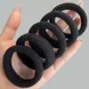 Prendedor de cabelo preto para rabo de cavalo alto para mulheres, altamente elástico e durável, não puxa nem deixa marcas no cabelo, faixa de cabelo, acessório de cabelo elástico