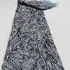 En Stock Tejido Bordado con Cuentas y Lentejuelas Tejido de Malla Bordado con Cuentas Alta Gama Vestidos de Noche Personalizados Faldas de Escenario