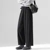 Pantalones de maternidad, pantalones balloon de espiga sueltos de cachemir, nuevos pantalones cropped de pierna ancha color café para primavera y otoño 2026