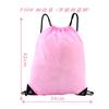 Em estoque esportes ao ar livre mochila cordão maratona evento saco tutorial de treinamento natação versão simples mochila saco de cordão