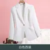 Blazer Rojo Nuevo Estilo 2025 para Mujer, Corte Entallado, Elegante y con Estilo, Adecuado para Primavera y Otoño, Chaqueta de Traje de Alta Gama para Viajes Diarios