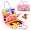 Placa de Aprendizagem de Feltro Novo Modelo com Páginas Adicionais DIY Brinquedo Educacional de Educação Infantil Múltiplas Páginas Feltro Busy Board Fabricante Atacado