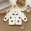 2026 Novo Estilo Cardigan de Tricô 100% Algodão Puro para Bebê Menino Outono e Inverno Suéter Jaqueta Divertido Casual para Meninos e Meninas