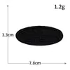 Patch de Tecido Bordado Preto Autoadesivo Sem Costura para Jaqueta de Penas DIY Patch para Roupa com Buraco Insígnia de Letra Bordado Computadorizado