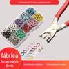 Botão de pressão para roupas de bebê, botão de pressão clássico de cinco garras, conjunto de ferramentas de montagem em aço inoxidável