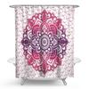 Cortina de ducha impermeable y a prueba de moho con estampado de flor de mandala estilo nacional original engrosada transfronteriza, cuenta de ducha, fabricantes
