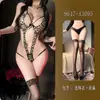 Pensamentos da Noite Pensamentos da Noite Sutiã de Tiras Cruzadas Estilo Três Pontos Body Sexy com Estampa de Leopardo Lingerie Erótica Quente Proibida 9647