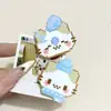Mosaico Pixelado Lindo Dulce Femenino Expresión Divertida Pinza de Pato Pinza para Pelo de Gato Accesorios para el Cabello Tarjeta de Estudiante