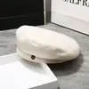 Boina para Mujer Otoño e Invierno Versátil M Estándar Color Sólido Sombrero de Moda Popular en Internet Estilo Coreano Estilo Japonés Retro Británico Sombrero de Pintor