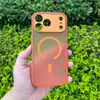 Funda de teléfono magnética con agujeros finos adecuada para Apple 18 Pro Max, Funda protectora anticaídas dos en uno con sensación de piel para iPhone 18