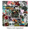 50 Pegatinas de Ciclismo Deportes Ciclismo Transfronterizo Lema en Inglés Pegatinas Decorativas Impermeables