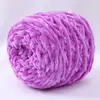 0.1kg Chenilla Terciopelo Dorado Lana Bufanda Tejida para Hombres y Mujeres DIY Hecho a Mano Tejer Suéter Gancho de Crochet Zapatillas Hilo Grueso