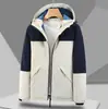 Chaqueta exterior de una pieza personalizada con logo impreso, forrada de polar y engrosada, abrigo de invierno para hombres y mujeres, hecho a medida para ropa de trabajo en grupo