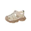 2026 Verano Nuevo Estilo Coreano de Moda Versátiles de Velcro Suela Suave Antideslizantes Zapatos de Playa para Niños y Niñas